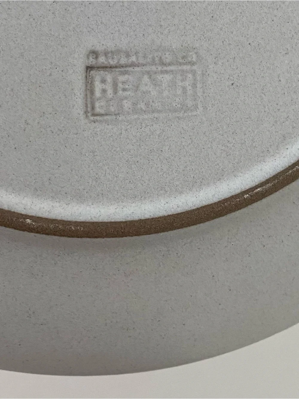 $92 Heath Ceramics Sand Color Coupe Salad Plate 8.25'' Diameter (set of 2)